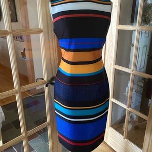Calvin Klein Dress! Beautiful Bright Colors, Size 6